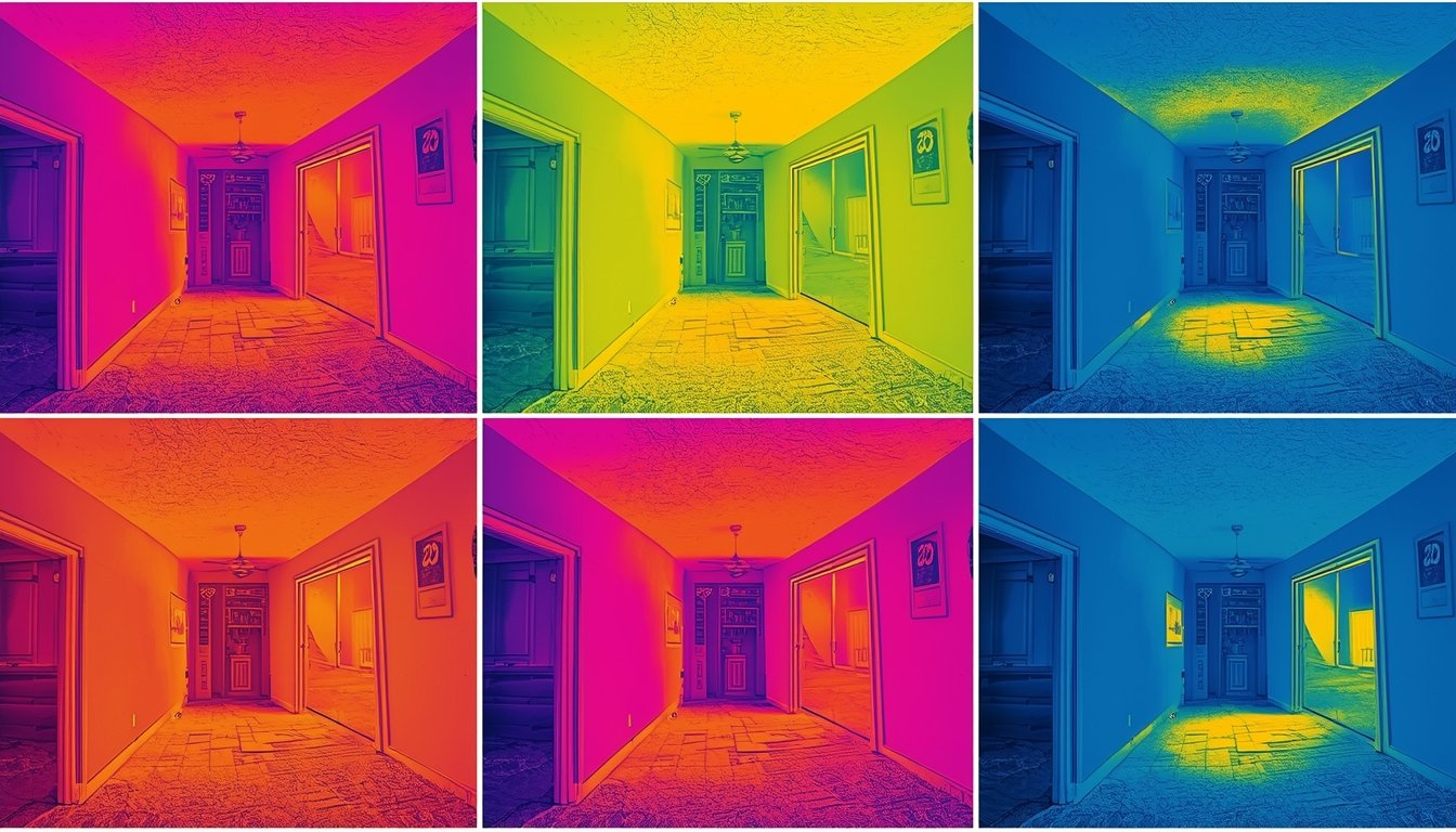 thermal camera accuracy testing on wall surface