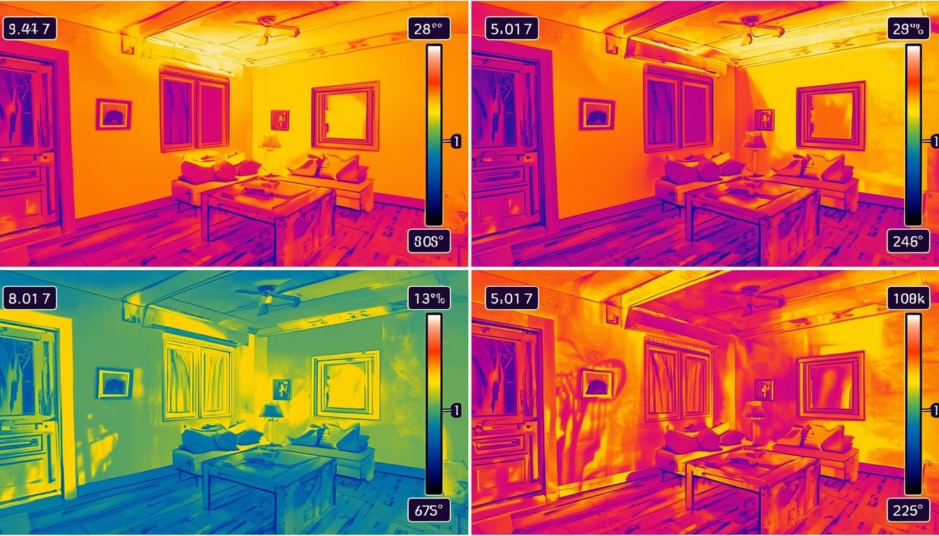 thermal color scale interpretation example